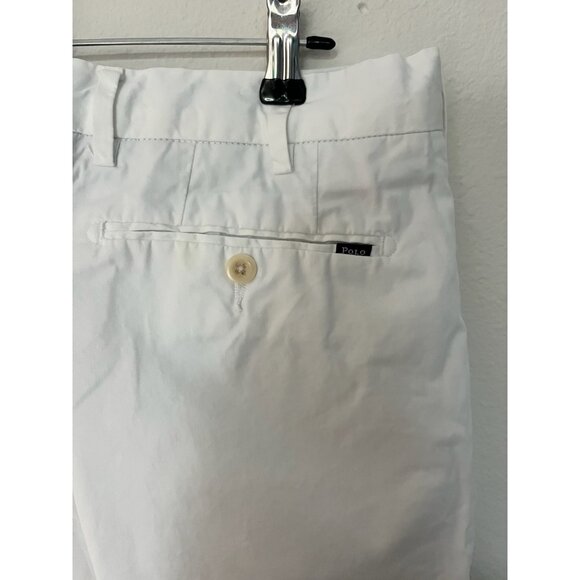 Polo Ralph Lauren Mens Classic Fit White Cotton Shorts Size 30 - Picture 4 of 10